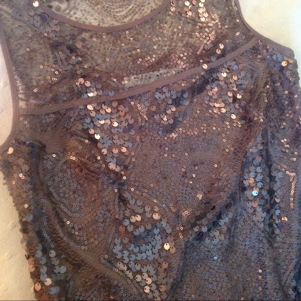 Max Studios sequined lace dress, XS